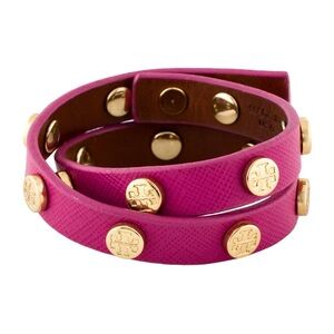 Tory Burch Wrap Leather Bracelet